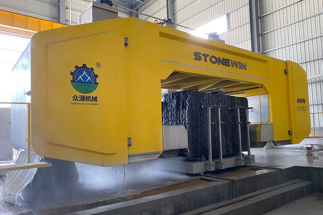 Stone large plate processing